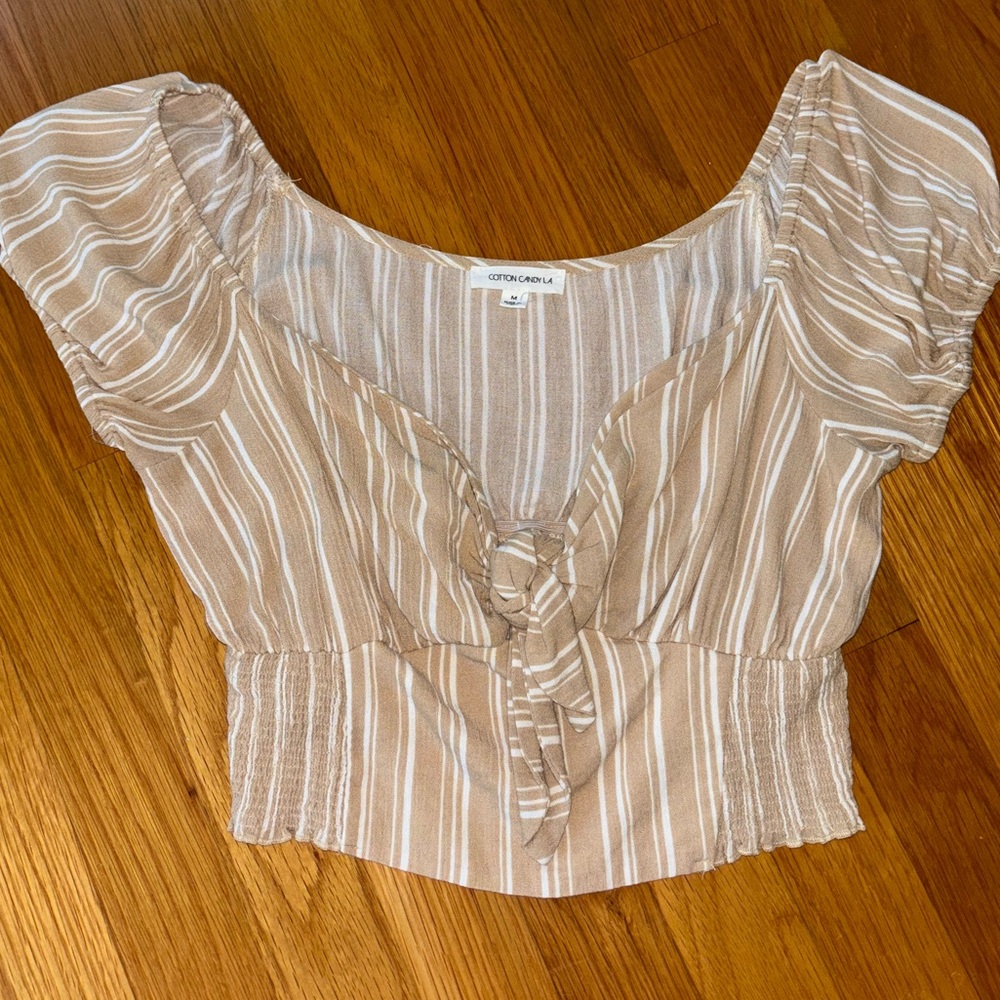 Revolve Cotton Candy LA crop top